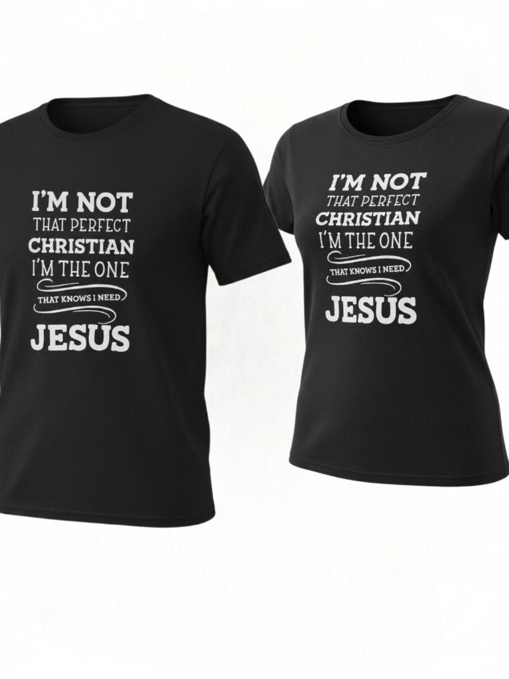 Access - Unisex Black Short Sleeve Christian Tee Shirt, Crew Neck, Size Lg.